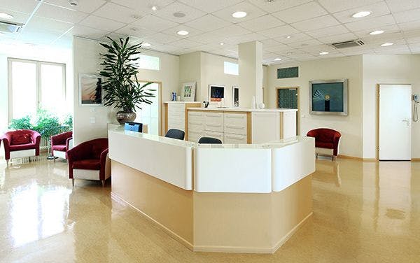 physician's office, waiting room
