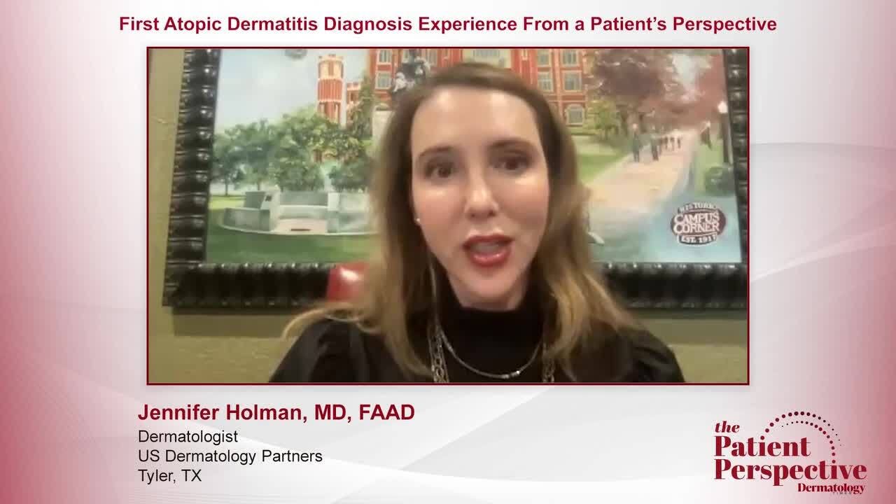 First Atopic Dermatitis Diagnosis Experience From a Patient’s Perspective 