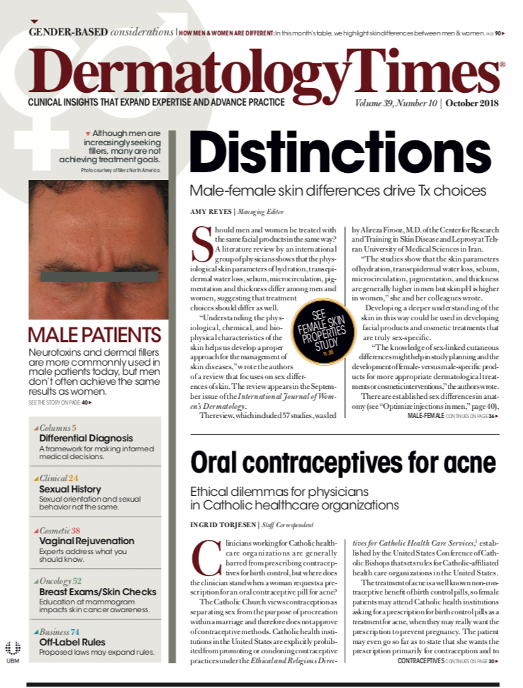 Dermatology Times, October 2018 (Vol. 39, No. 10)