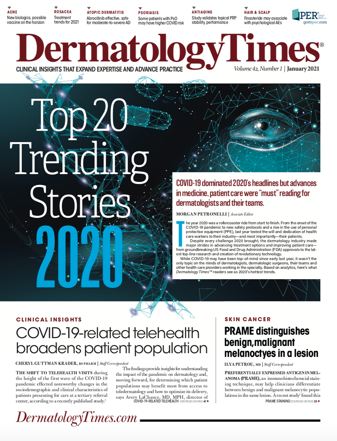 Dermatology Times, January 2021 (Vol. 42, No. 1)