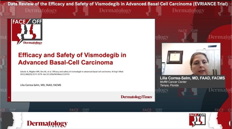 Data Review of the Efficacy and Safety of Vismodegib in Advanced Basal Cell Carcinoma (EVRIANCE Trial)