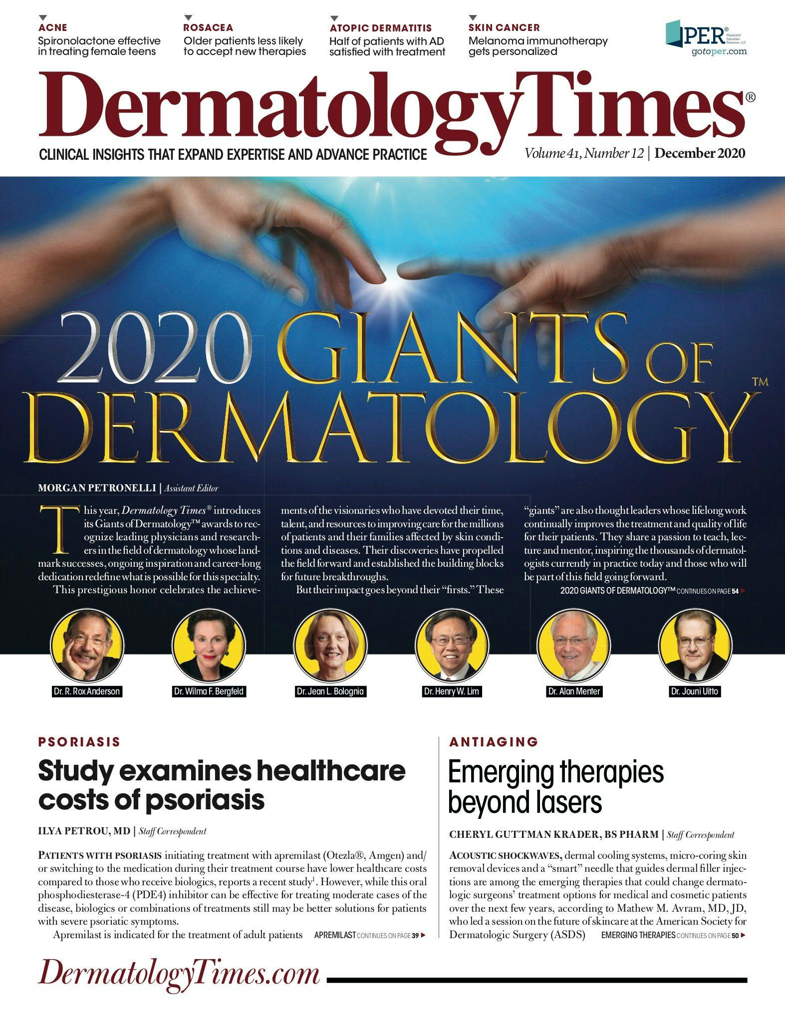 Dermatology Times, December 2020 (Vol. 41, No. 12)