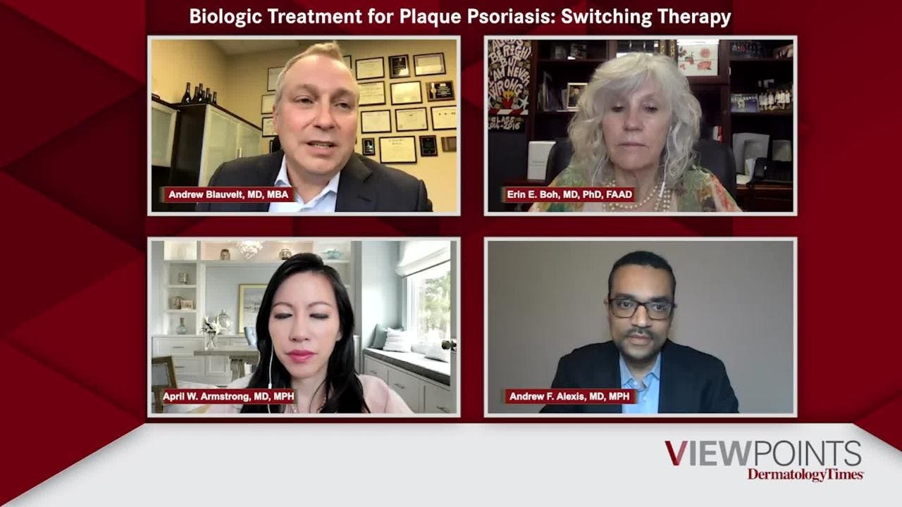 Biologic Treatment for Plaque Psoriasis: Switching Therapy 