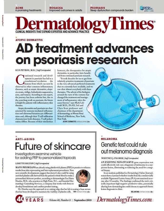 Dermatology Times, September 2019 (Vol. 40, No. 9)
